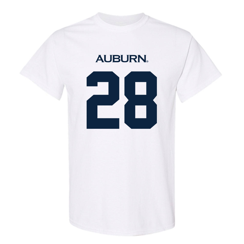 Auburn - NCAA Baseball : Carson Liedel - Replica Shersey T-Shirt-0