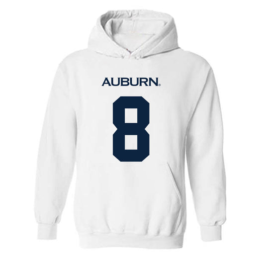Auburn - NCAA Baseball : Eric Guevara - Replica Shersey Hooded Sweatshirt-0