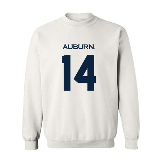 Auburn - NCAA Football : Hudson Kaak - Replica Shersey Crewneck Sweatshirt-0