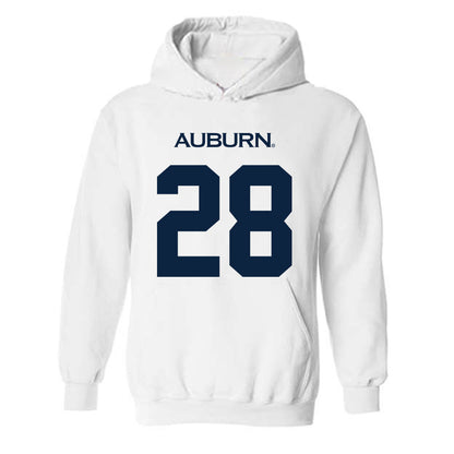 Auburn - NCAA Baseball : Carson Liedel - Replica Shersey Hooded Sweatshirt-0