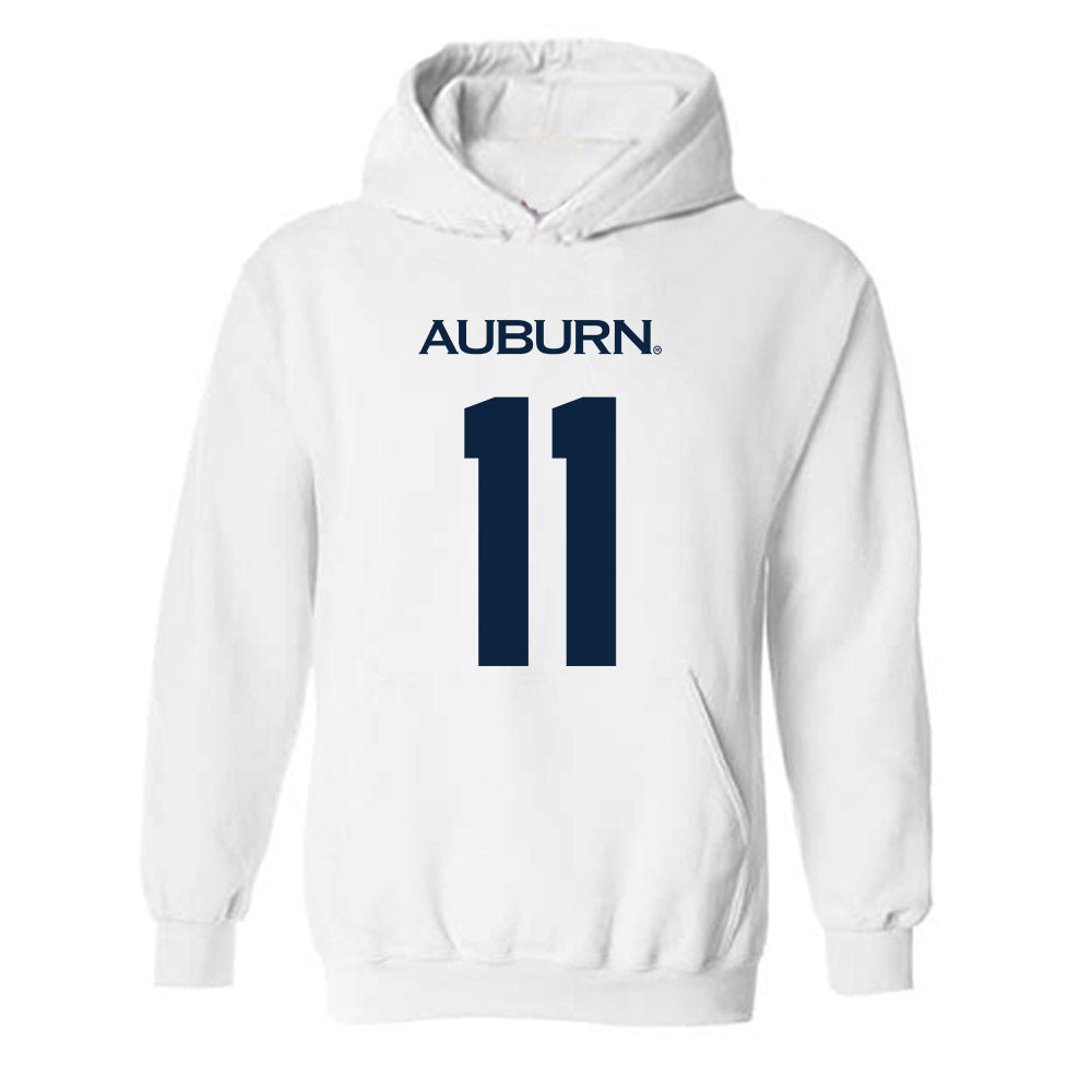 Auburn - NCAA Baseball : Brandon McCraine - Replica Shersey Hooded Sweatshirt-0