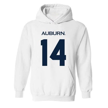 Auburn - NCAA Women's Volleyball : Emily Keiran - Replica Shersey Hooded Sweatshirt-0