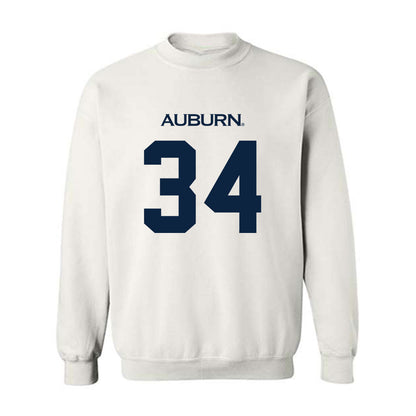 Auburn - NCAA Baseball : Logan Gregorio - Replica Shersey Crewneck Sweatshirt-0