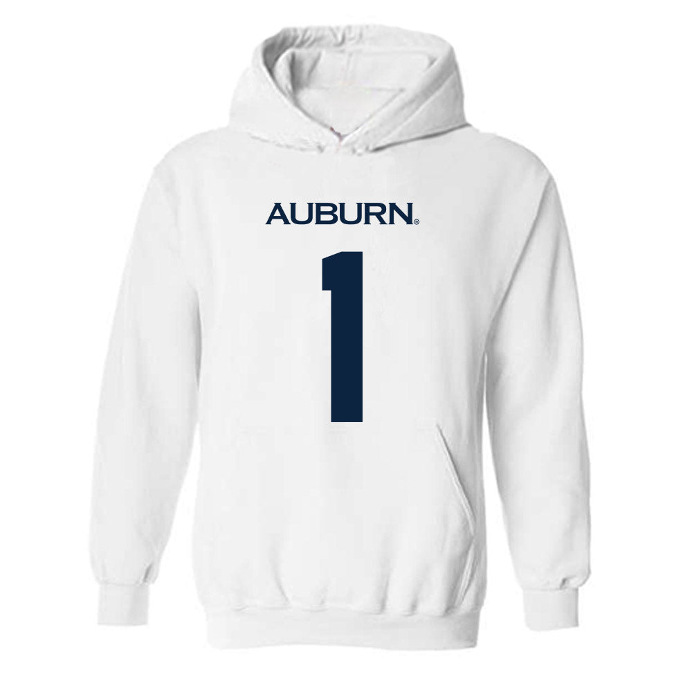 Auburn - NCAA Football : Jonathan Echols - Replica Shersey Hooded Sweatshirt-0
