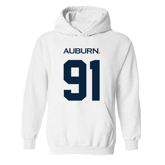 Auburn - NCAA Football : Tavian Branch - Replica Shersey Hooded Sweatshirt-0