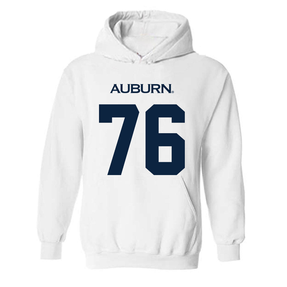 Auburn - NCAA Football : Bear McWhorter - Replica Shersey Hooded Sweatshirt-0