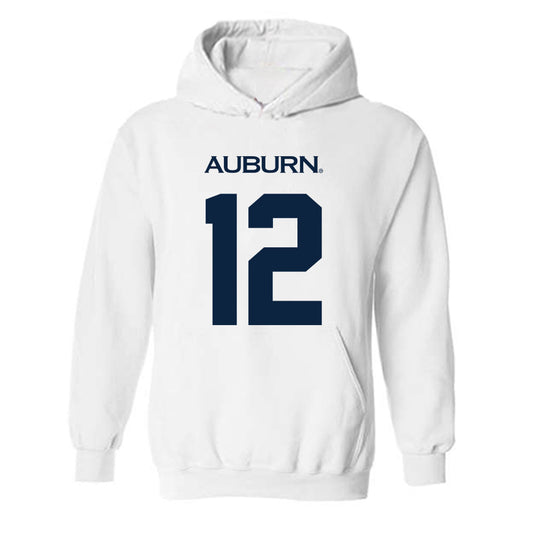Auburn - NCAA Football : Brady Marchese - Replica Shersey Hooded Sweatshirt-0