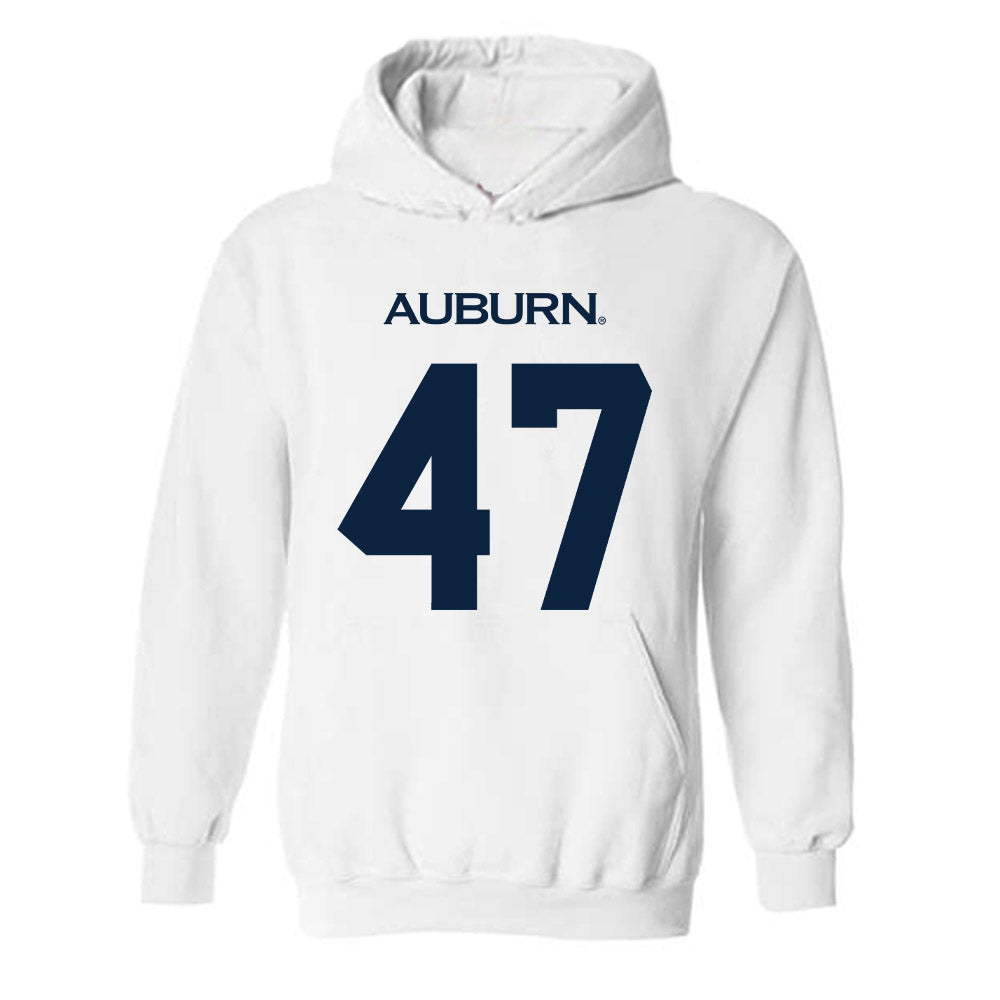 Auburn - NCAA Football : Travis Wakefield - Replica Shersey Hooded Sweatshirt-0