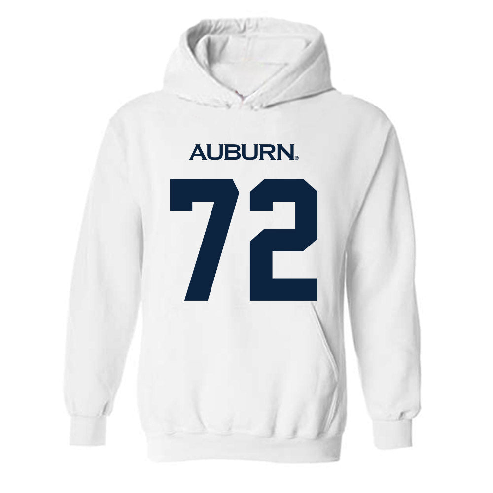 Auburn - NCAA Football : Cole Best - Replica Shersey Hooded Sweatshirt-0