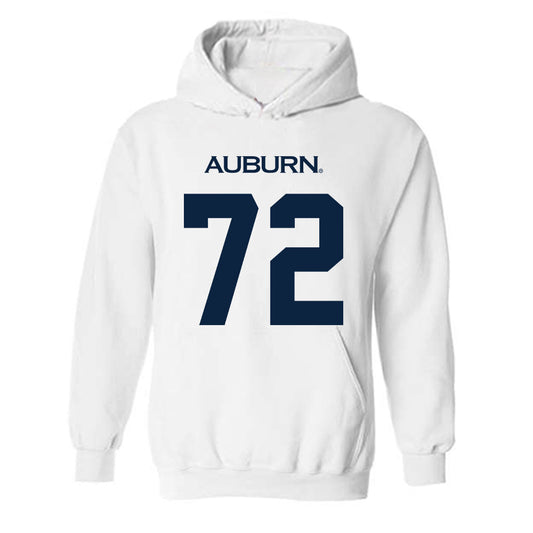 Auburn - NCAA Football : Cole Best - Replica Shersey Hooded Sweatshirt-0
