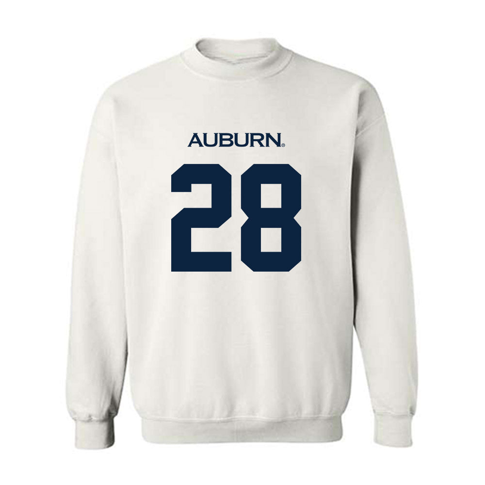 Auburn - NCAA Baseball : Carson Liedel - Replica Shersey Crewneck Sweatshirt-0