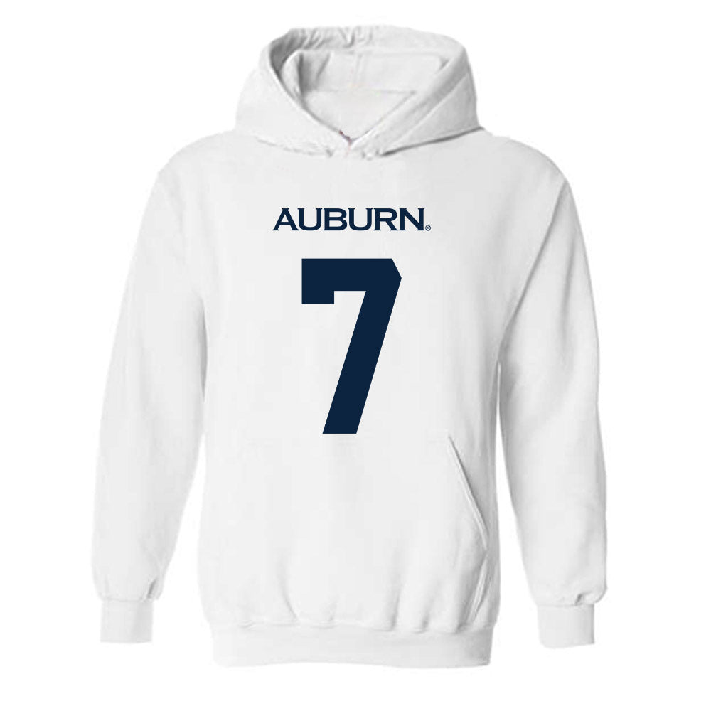 Auburn - NCAA Women's Basketball : Danielle Osho - Replica Shersey Hooded Sweatshirt-0