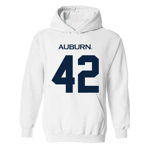 Auburn - NCAA Baseball : Abe Chancellor - Replica Shersey Hooded Sweatshirt-0