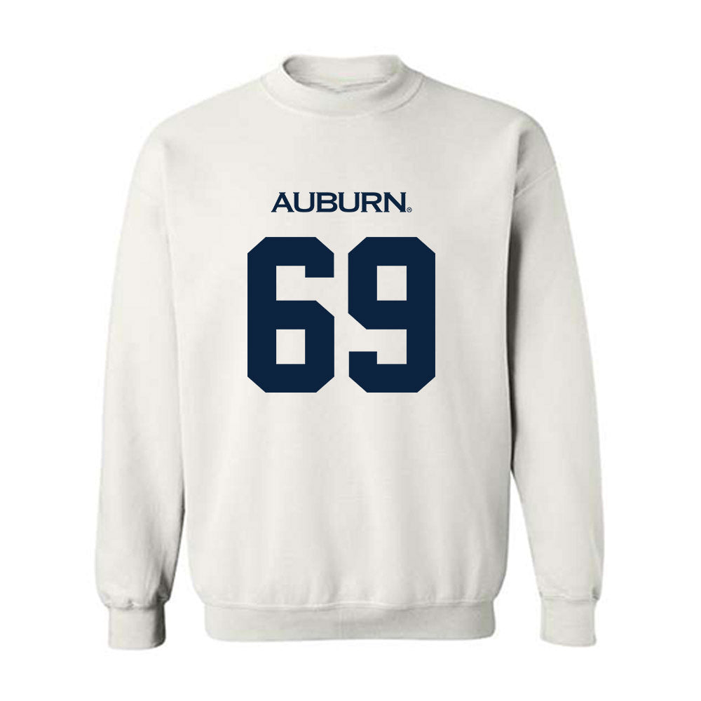 Auburn - NCAA Football : Jacob Strand - Replica Shersey Crewneck Sweatshirt-0