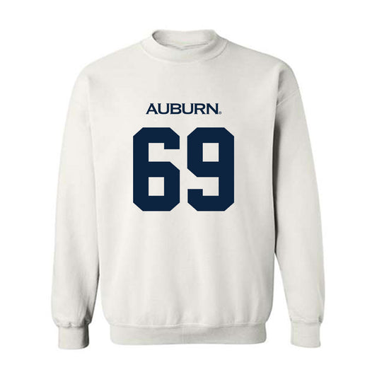 Auburn - NCAA Football : Jacob Strand - Replica Shersey Crewneck Sweatshirt-0