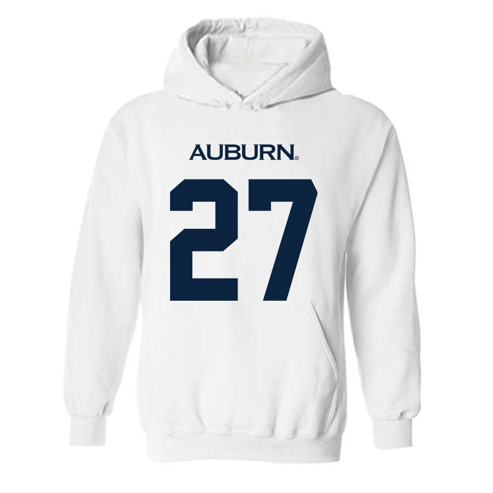 Auburn - NCAA Baseball : Christian Chatterton - Replica Shersey Hooded Sweatshirt-0