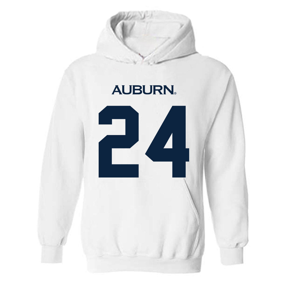 Auburn - NCAA Women's Soccer : Aurora Gaines - Replica Shersey Hooded Sweatshirt-0