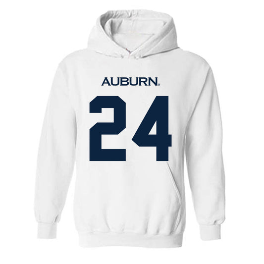 Auburn - NCAA Women's Soccer : Aurora Gaines - Replica Shersey Hooded Sweatshirt-0