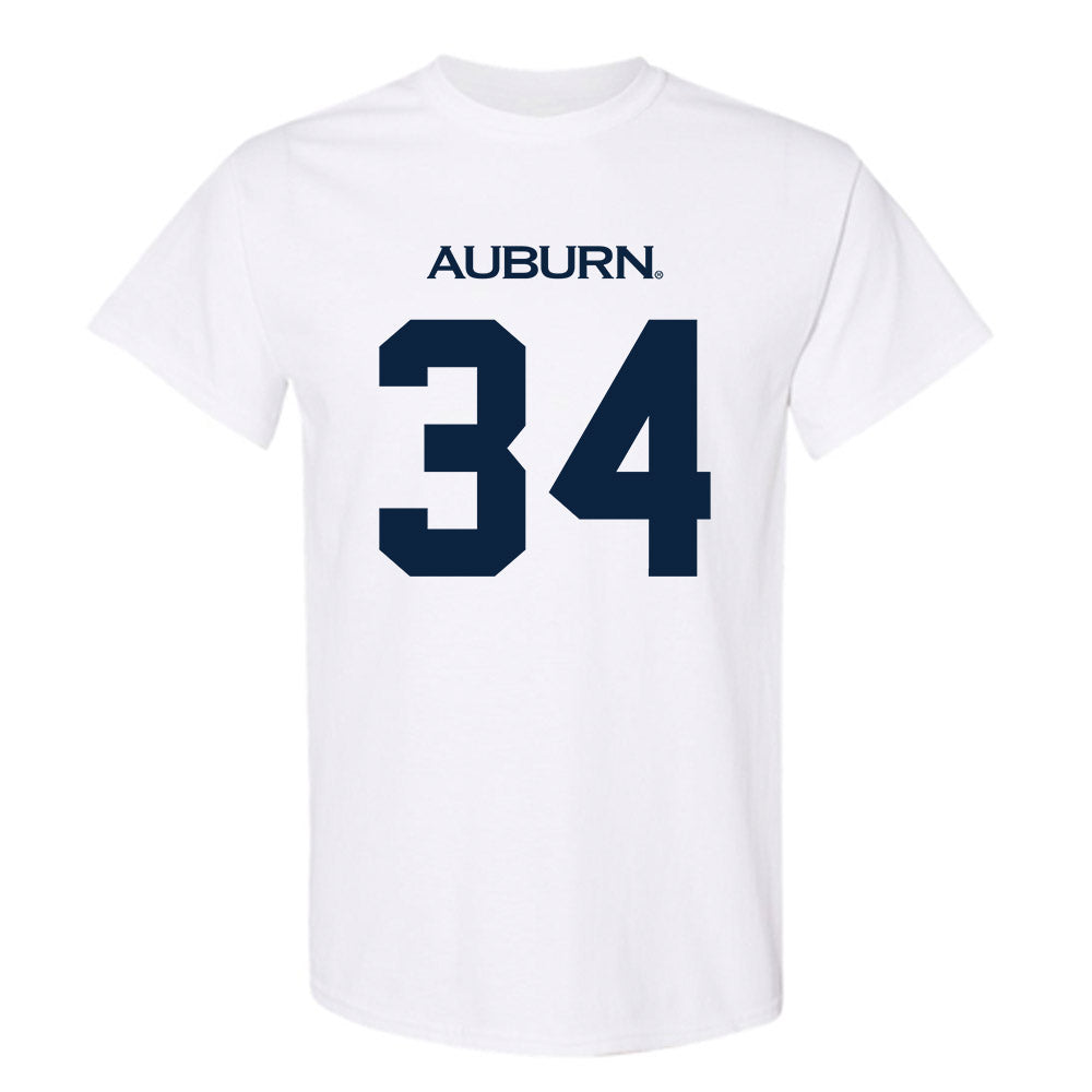 Auburn - NCAA Baseball : Logan Gregorio - Replica Shersey T-Shirt-0