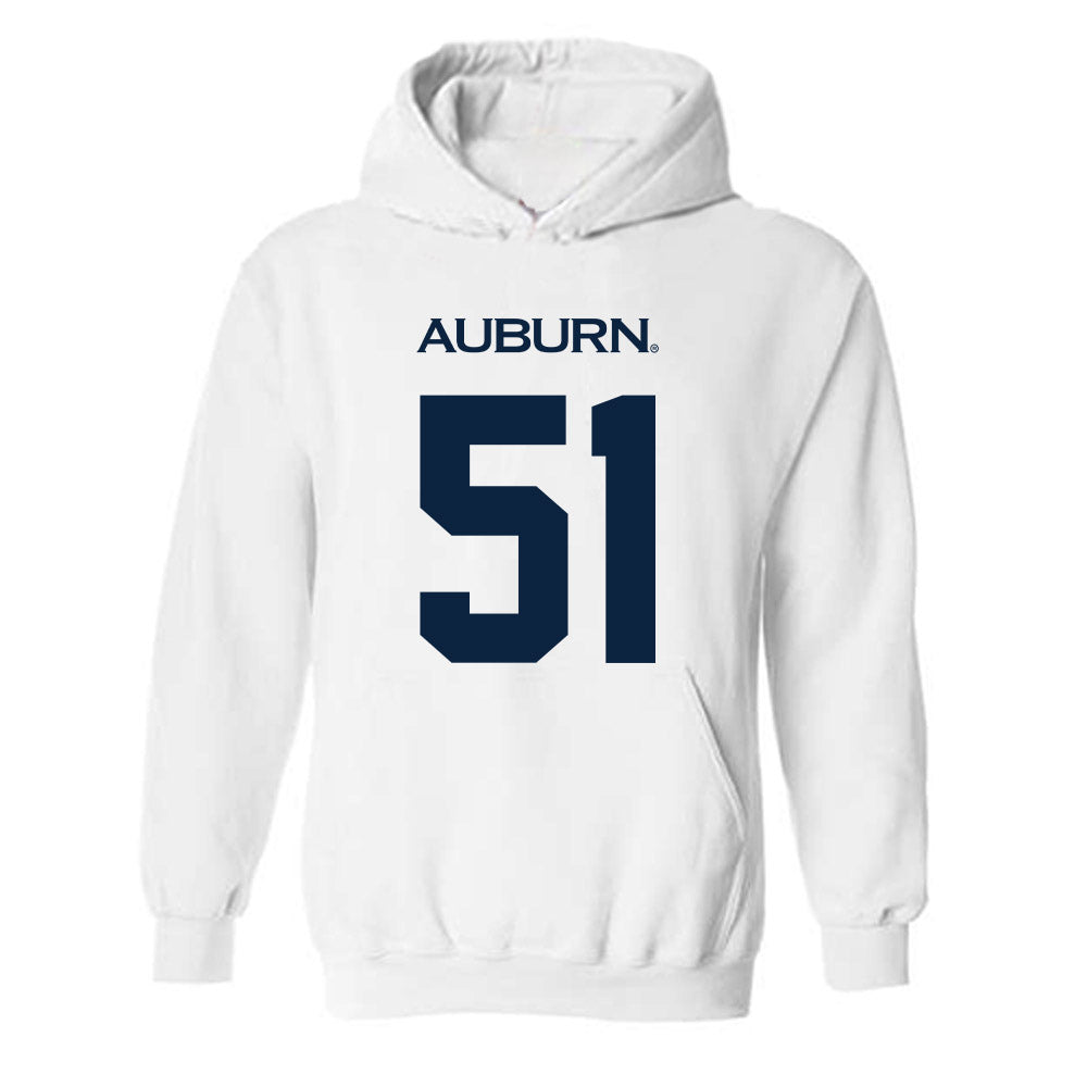 Auburn - NCAA Football : Kail Ellis - Replica Shersey Hooded Sweatshirt-0
