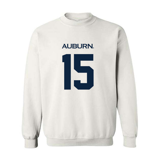 Auburn - NCAA Football : Brian Williams Jr. - Replica Shersey Crewneck Sweatshirt-0