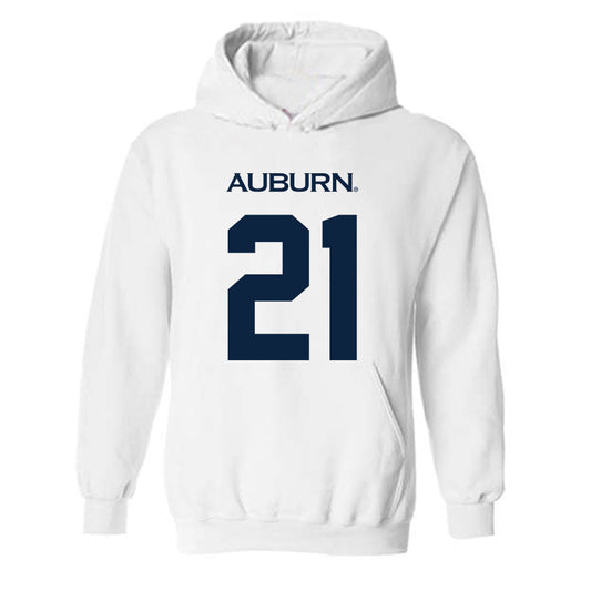 Auburn - NCAA Men's Basketball : Blake Muschalek - Replica Shersey Hooded Sweatshirt