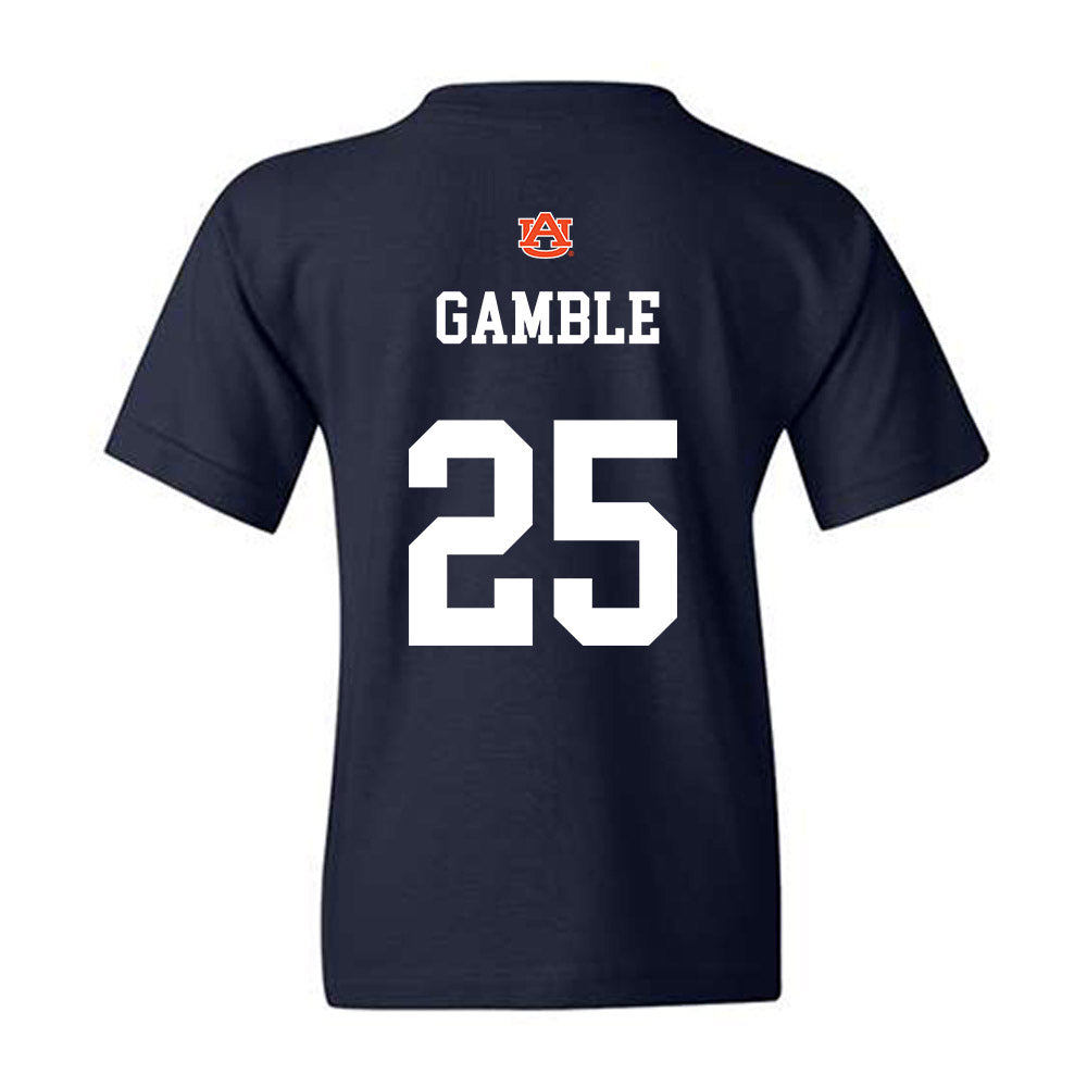 Auburn - NCAA Football : Cole Gamble - Youth T-Shirt-1