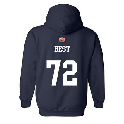Auburn - NCAA Football : Cole Best - Hooded Sweatshirt-1