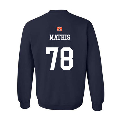 Auburn - NCAA Football : Mason Mathis - Crewneck Sweatshirt-1