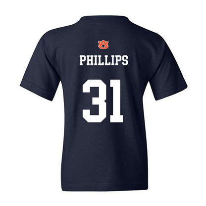Auburn - NCAA Football : Joseph Phillips - Youth T-Shirt-1