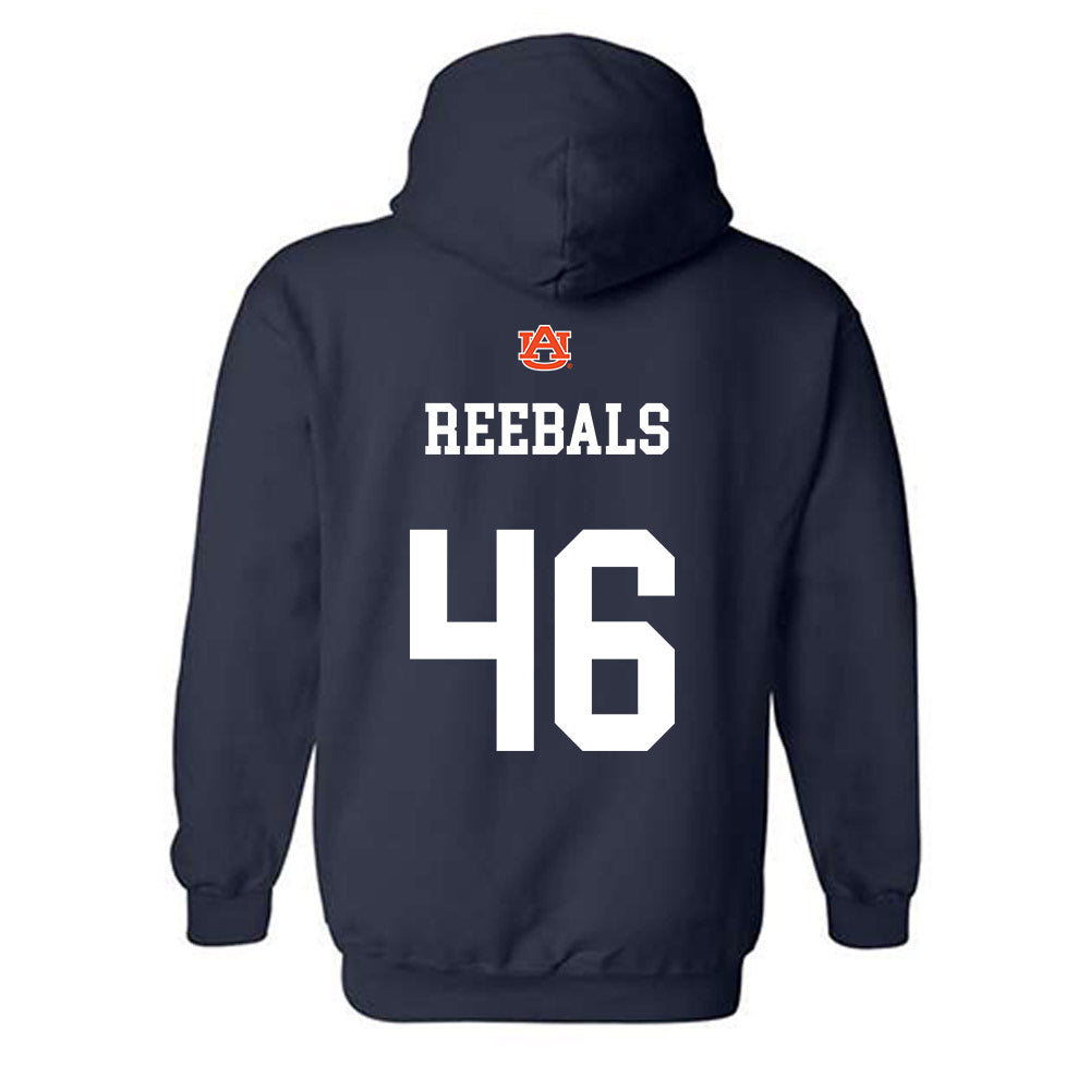 Auburn - NCAA Football : Grey Reebals - Hooded Sweatshirt-1