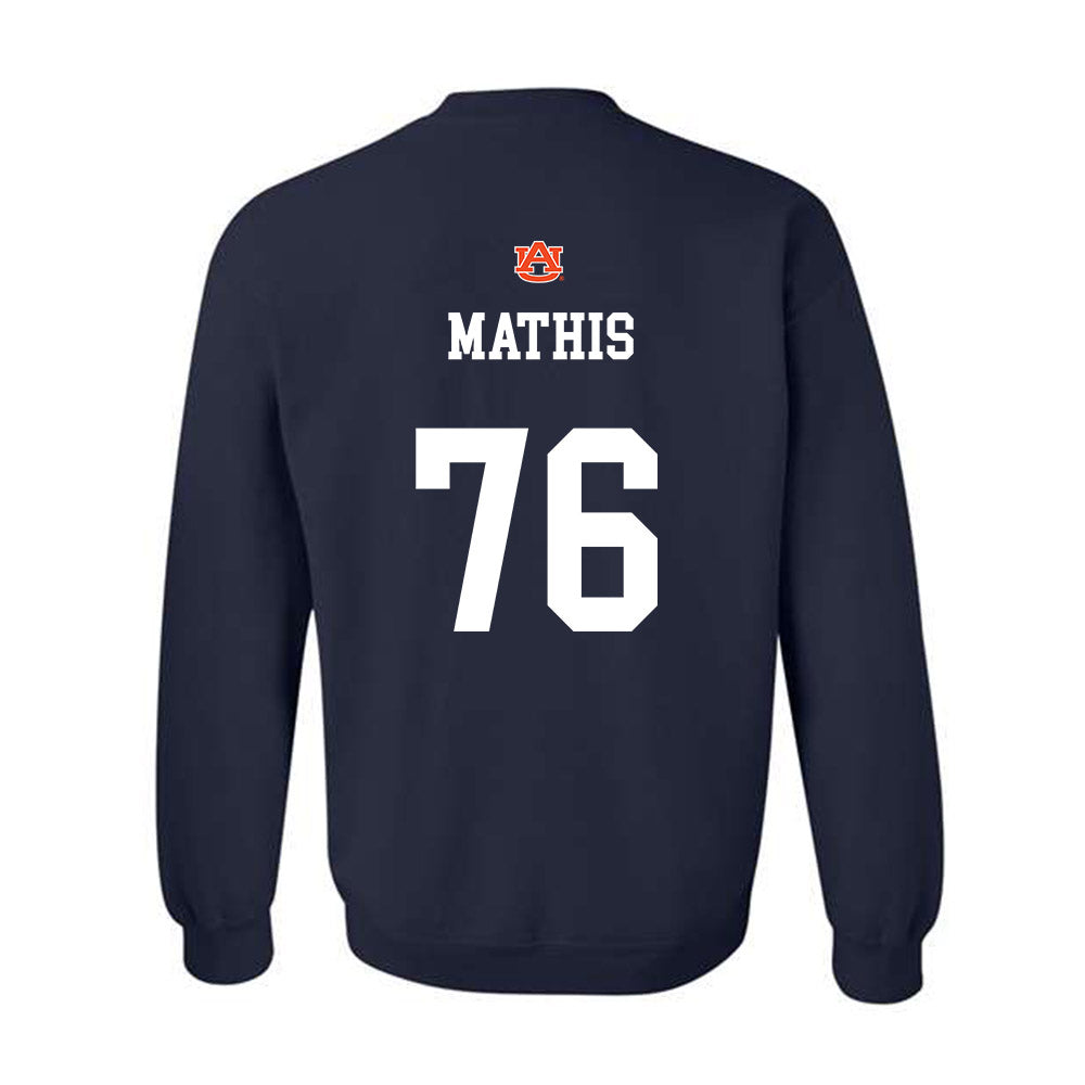 Auburn - NCAA Football : Mason Mathis - Crewneck Sweatshirt-1