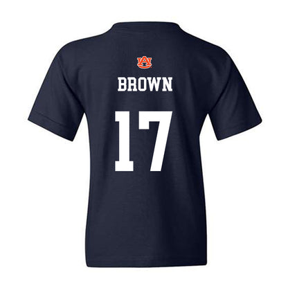 Auburn - NCAA Football : Byrum Brown - Youth T-Shirt-1
