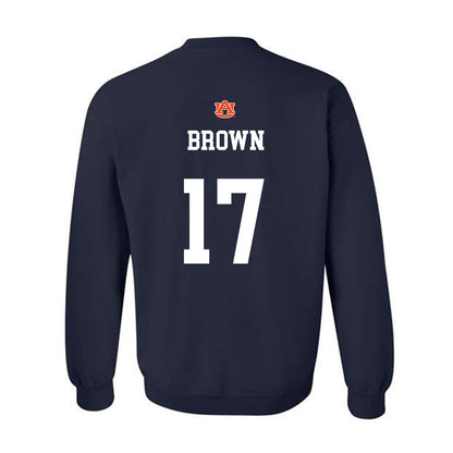 Auburn - NCAA Football : Byrum Brown - Crewneck Sweatshirt-1