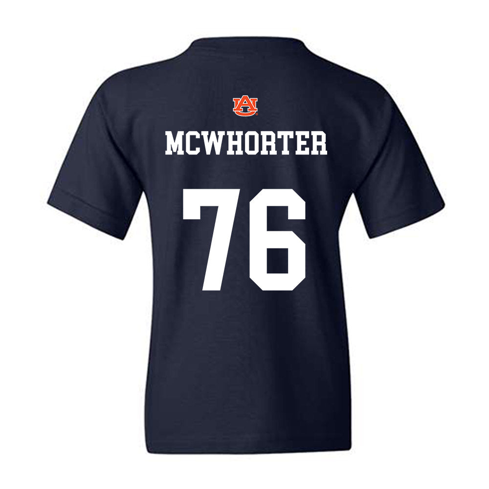 Auburn - NCAA Football : Bear McWhorter - Youth T-Shirt-1