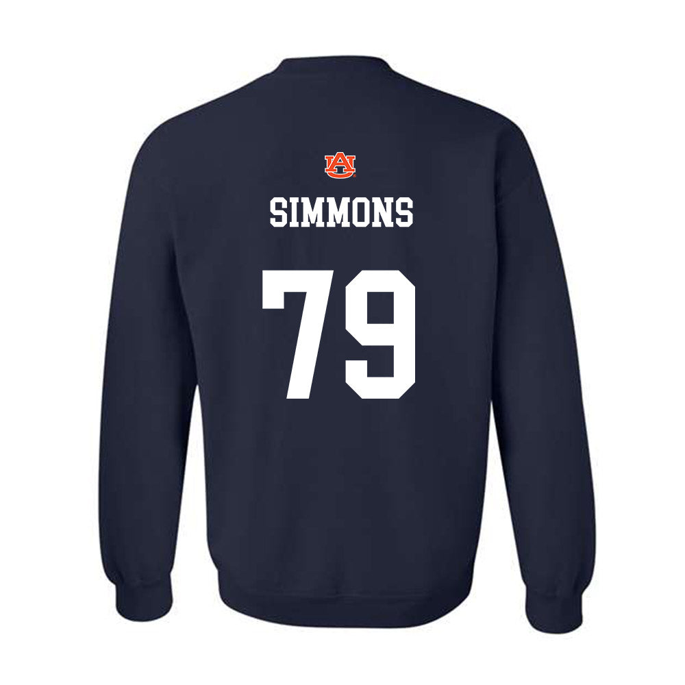 Auburn - NCAA Football : Jo Simmons - Crewneck Sweatshirt-1