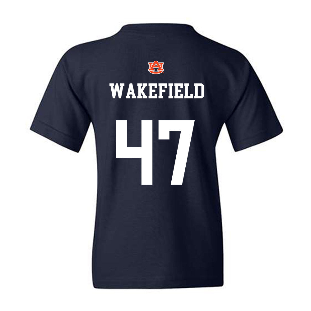 Auburn - NCAA Football : Travis Wakefield - Youth T-Shirt-1