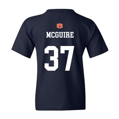 Auburn - NCAA Football : John McGuire - Youth T-Shirt-1