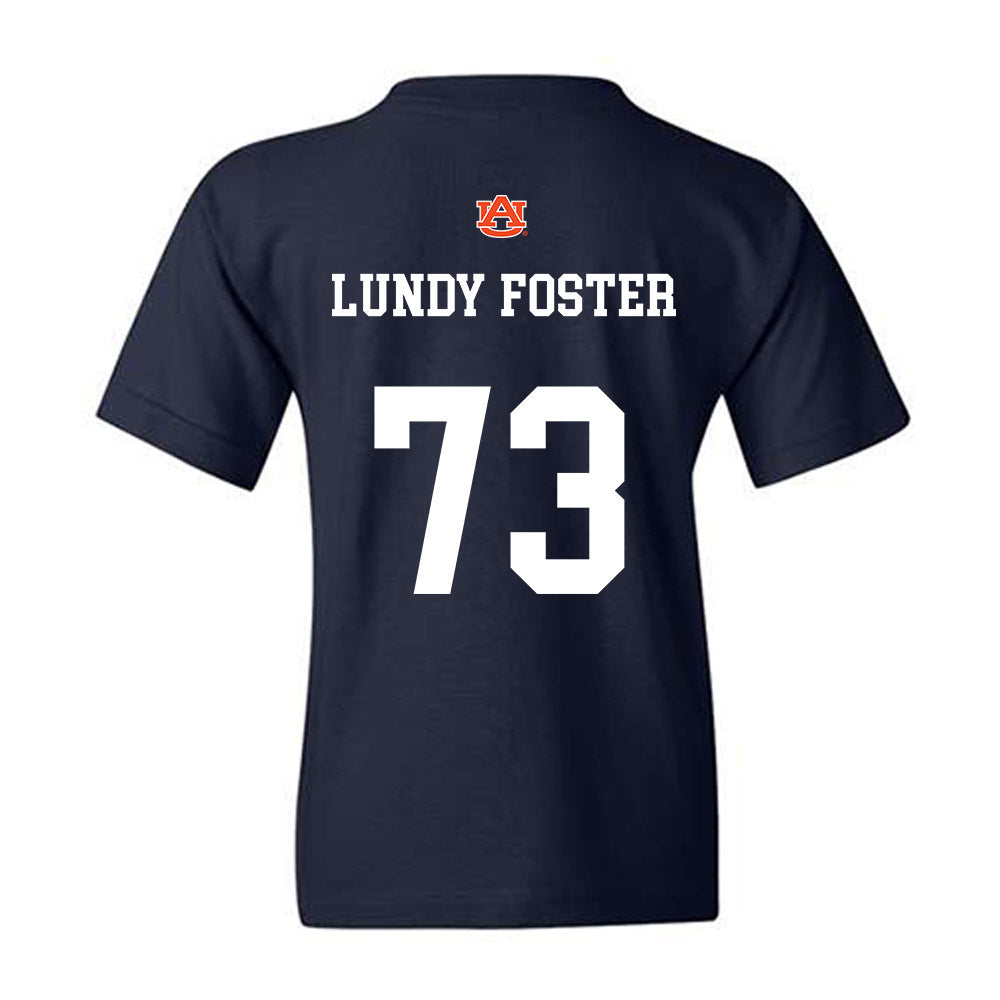 Auburn - NCAA Football : Mykall Lundy-Foster - Youth T-Shirt-1