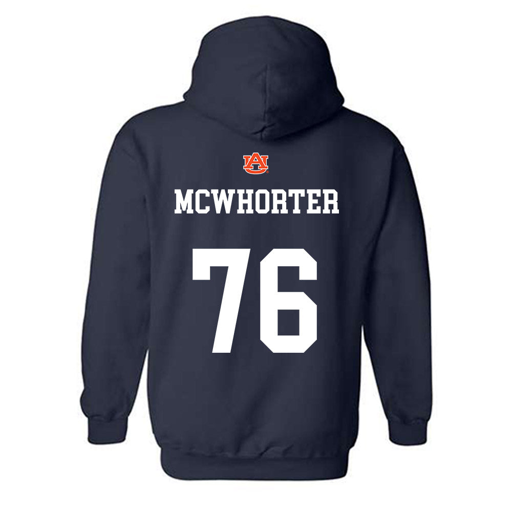 Auburn - NCAA Football : Bear McWhorter - Hooded Sweatshirt-1