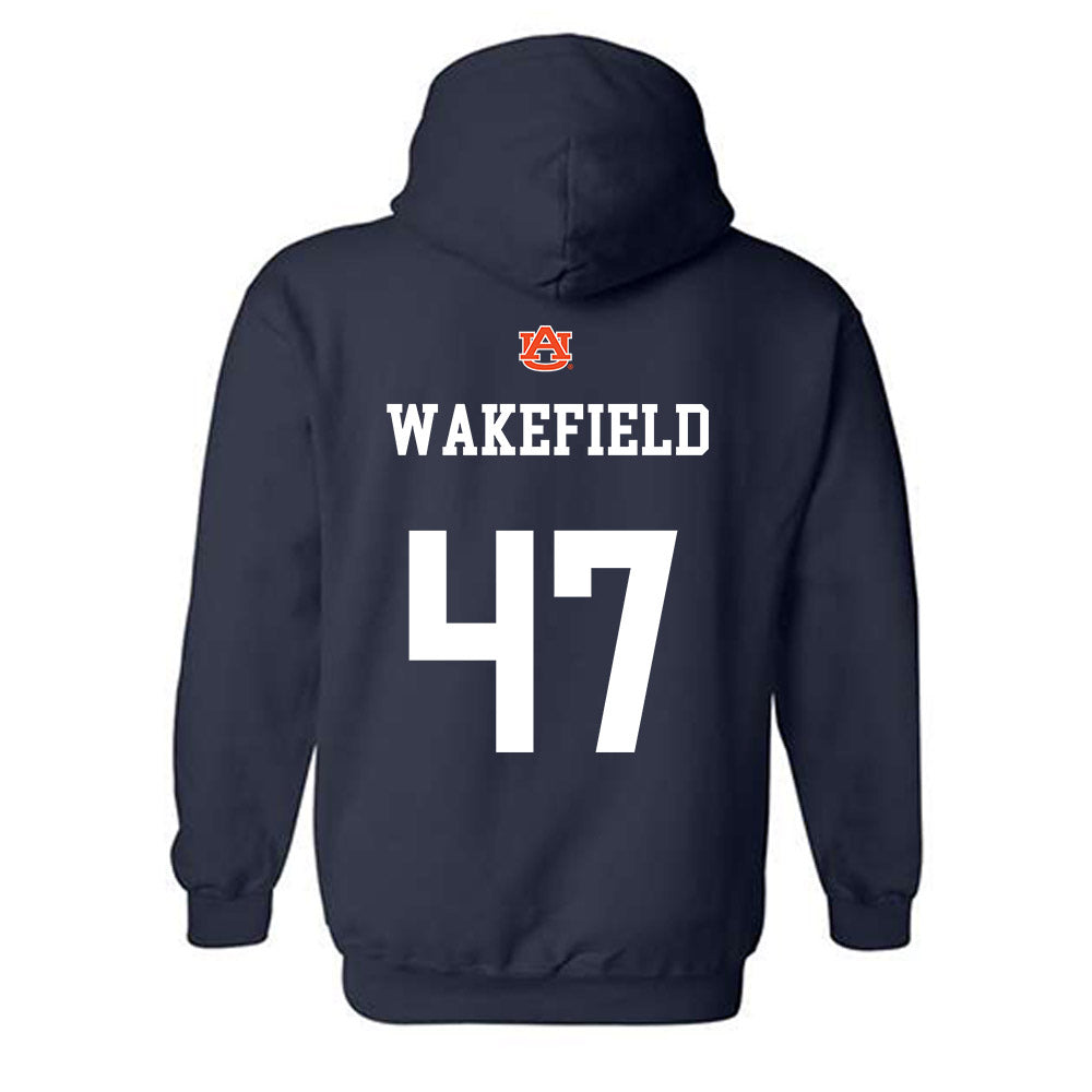 Auburn - NCAA Football : Travis Wakefield - Hooded Sweatshirt-1
