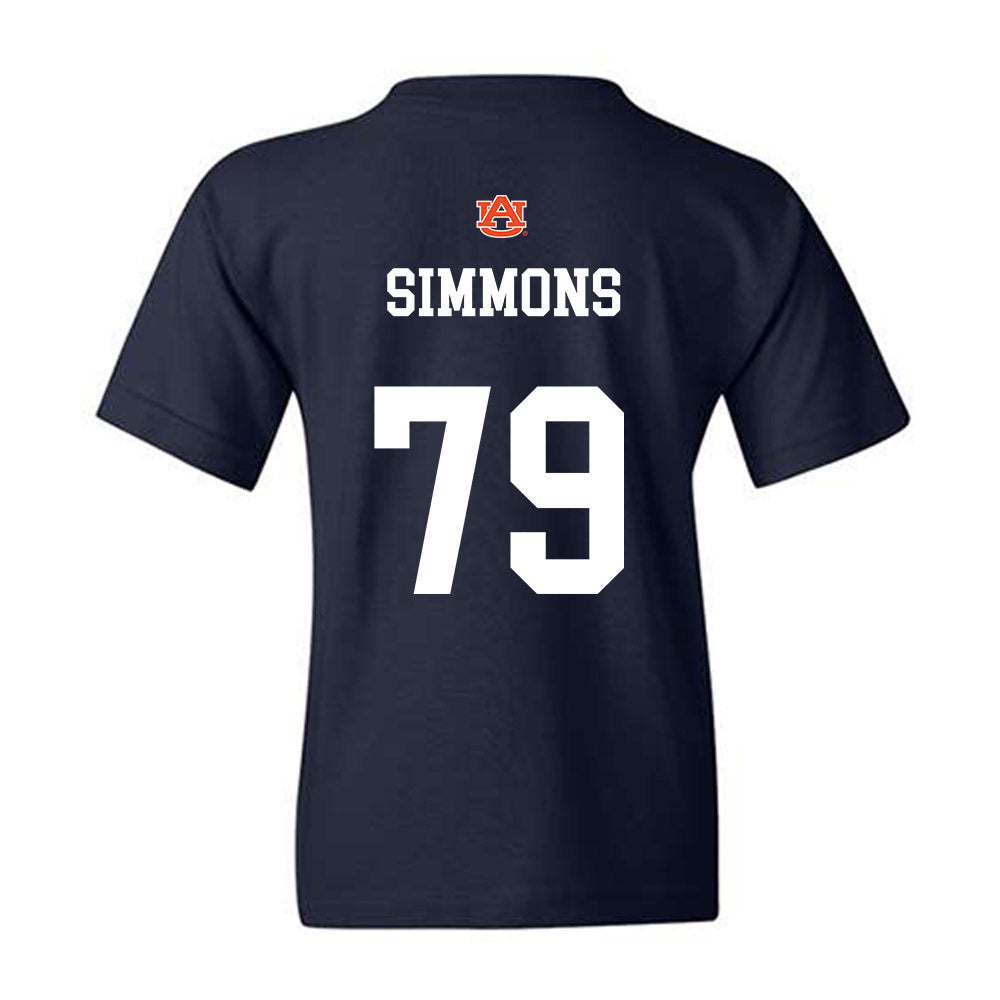 Auburn - NCAA Football : Jo Simmons - Youth T-Shirt-1