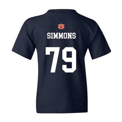 Auburn - NCAA Football : Jo Simmons - Youth T-Shirt-1