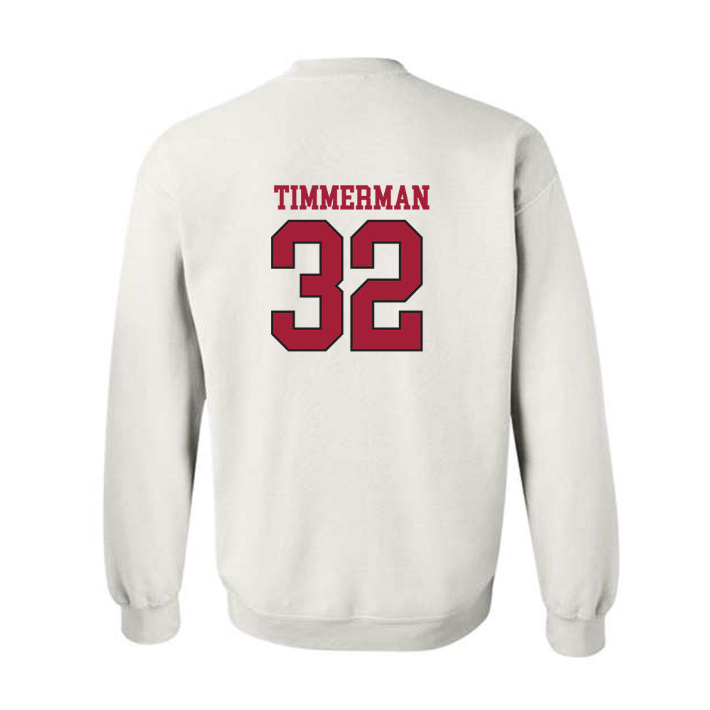 Arkansas - NCAA Softball : Saylor Timmerman - Replica Shersey Crewneck Sweatshirt-1
