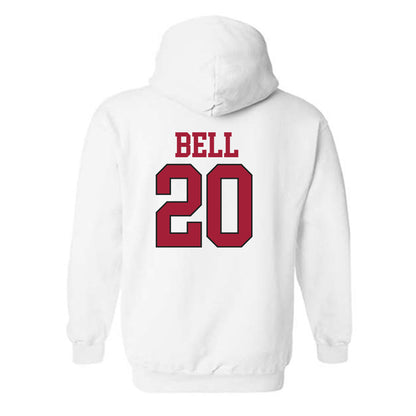 Arkansas - NCAA Softball : Tianna Bell - Replica Shersey Hooded Sweatshirt-1