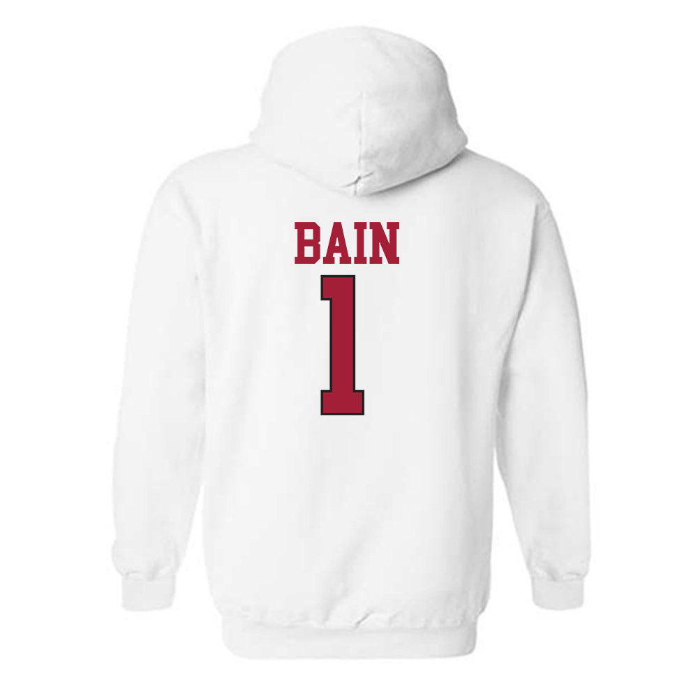 Arkansas - NCAA Softball : Brinli Bain - Replica Shersey Hooded Sweatshirt-1