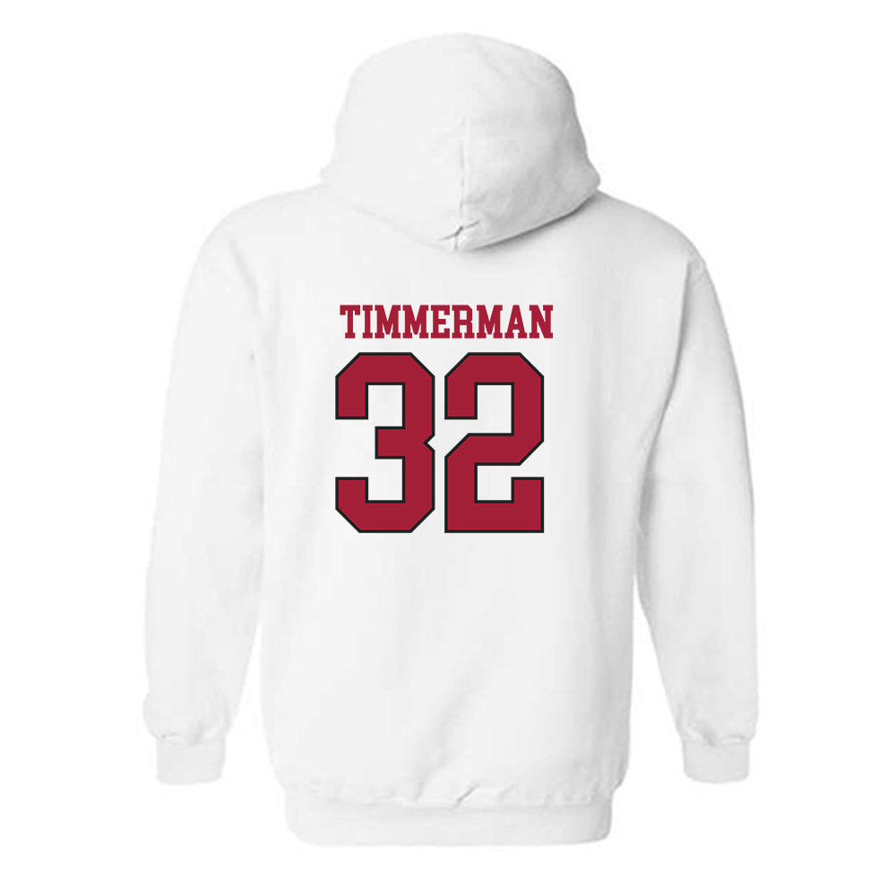 Arkansas - NCAA Softball : Saylor Timmerman - Replica Shersey Hooded Sweatshirt-1