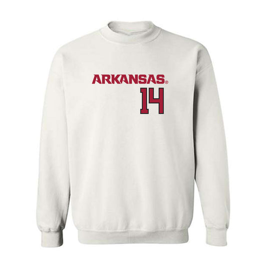 Arkansas - NCAA Softball : Karlie Davison - Replica Shersey Crewneck Sweatshirt
