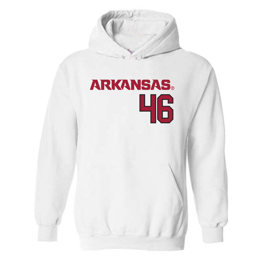 Arkansas - NCAA Softball : Kailey Wyckoff - Replica Shersey Hooded Sweatshirt