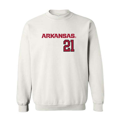 Arkansas - NCAA Softball : Ava Carter - Replica Shersey Crewneck Sweatshirt-0